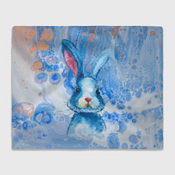 Плед флисовый Водяной заяц, цвет: 3D-велсофт
