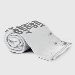 Плед флисовый Im doing security guard things: на светлом, цвет: 3D-велсофт — фото 2
