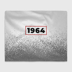 Плед 1964 - в красной рамке на светлом