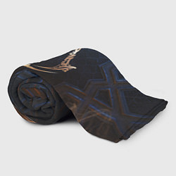 Плед флисовый Знак братства ассасинов, цвет: 3D-велсофт — фото 2