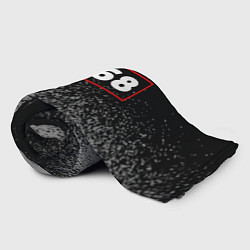 Плед флисовый 1968 - в красной рамке на темном, цвет: 3D-велсофт — фото 2