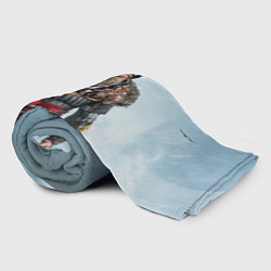 Плед флисовый Ассасин-викинг, цвет: 3D-велсофт — фото 2