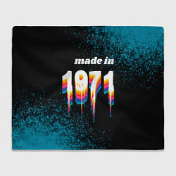 Плед флисовый Made in 1971: liquid art, цвет: 3D-велсофт