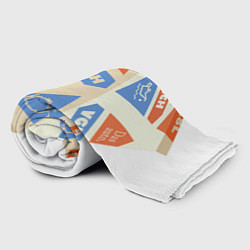 Плед флисовый Vagodroch СССР milk pack, цвет: 3D-велсофт — фото 2