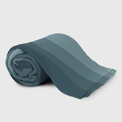 Плед флисовый Бирюзовые волны, цвет: 3D-велсофт — фото 2