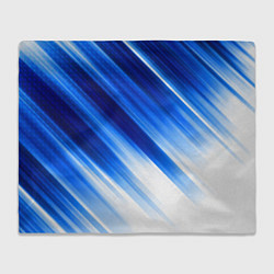 Плед флисовый Blue Breeze, цвет: 3D-велсофт