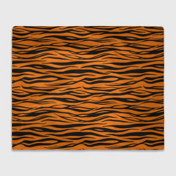 Плед флисовый Тигра, цвет: 3D-велсофт