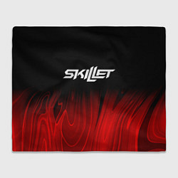 Плед флисовый Skillet red plasma, цвет: 3D-велсофт