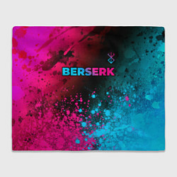 Плед Berserk - neon gradient: символ сверху