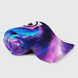 Плед флисовый Brawl Stars неоновый космос, цвет: 3D-велсофт — фото 2