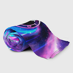 Плед флисовый Nirvana неоновый космос, цвет: 3D-велсофт — фото 2
