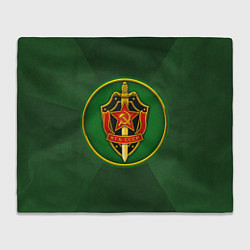 Плед флисовый КГБ СССР, цвет: 3D-велсофт