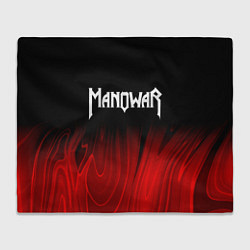 Плед флисовый Manowar red plasma, цвет: 3D-велсофт