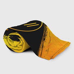 Плед флисовый Twenty One Pilots - gold gradient, цвет: 3D-велсофт — фото 2
