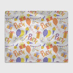 Плед флисовый Party style, цвет: 3D-велсофт