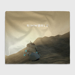 Плед флисовый RimWorld game, цвет: 3D-велсофт