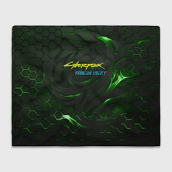 Плед Cyberpunk 2077 phantom liberty green