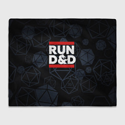 Плед флисовый Подземелья и драконы dnd, цвет: 3D-велсофт