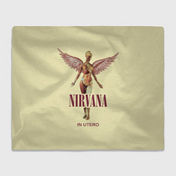 Плед флисовый Nirvana - In utero, цвет: 3D-велсофт