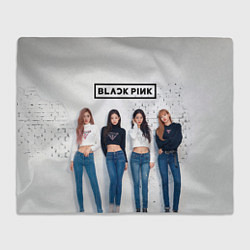 Плед флисовый Blackpink kpopk, цвет: 3D-велсофт