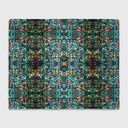 Плед флисовый Сказочная мозаика, цвет: 3D-велсофт