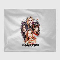 Плед флисовый Blackpink 2018, цвет: 3D-велсофт