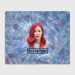 Плед флисовый Blackpink Rose, цвет: 3D-велсофт