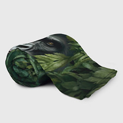 Плед флисовый Горилла в джунгях, цвет: 3D-велсофт — фото 2