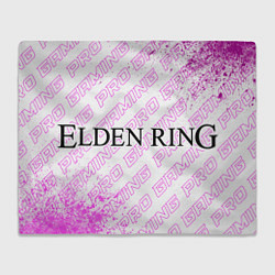 Плед флисовый Elden Ring pro gaming: надпись и символ, цвет: 3D-велсофт