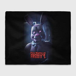 Плед флисовый Five Nights at Freddys Bonnie, цвет: 3D-велсофт