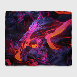 Плед флисовый Вулкан Стиля, цвет: 3D-велсофт