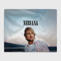 Плед флисовый Тру фанат Nirvana, цвет: 3D-велсофт