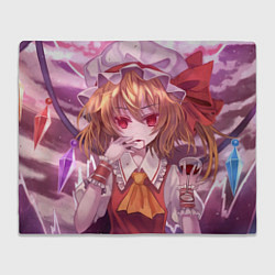 Плед флисовый Touhou Project Flandre Scarlet, цвет: 3D-велсофт