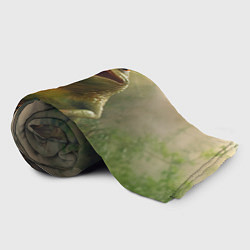 Плед флисовый Удивленная Пепе, цвет: 3D-велсофт — фото 2
