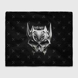 Плед флисовый Badman маска черепа, цвет: 3D-велсофт