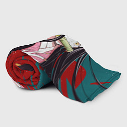 Плед флисовый Nezuko Kamado арт, цвет: 3D-велсофт — фото 2