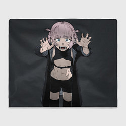 Плед флисовый Yofukashi no Uta Надзуна Нанакуса, цвет: 3D-велсофт