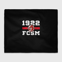 Плед флисовый 1922 FCSM, цвет: 3D-велсофт