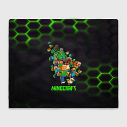 Плед флисовый Minecraft story the game, цвет: 3D-велсофт