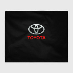 Плед флисовый Toyota sport car, цвет: 3D-велсофт