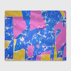 Плед флисовый Кен - друг Барби, цвет: 3D-велсофт