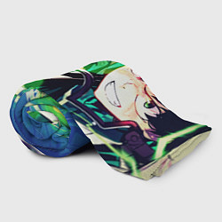 Плед флисовый Моя геройская академия Midoriya Izuku, цвет: 3D-велсофт — фото 2