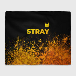 Плед флисовый Stray - gold gradient посередине, цвет: 3D-велсофт