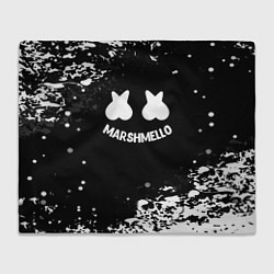 Плед флисовый Marshmello splash, цвет: 3D-велсофт