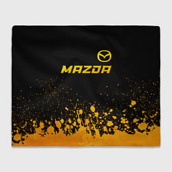 Плед Mazda - gold gradient посередине