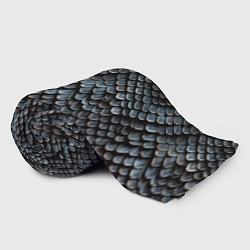Плед флисовый Паттерн чешуя дракона, цвет: 3D-велсофт — фото 2
