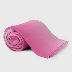 Плед флисовый Бело-розовый градиент, цвет: 3D-велсофт — фото 2