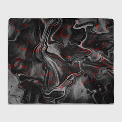 Плед флисовый Брызги краски и вода, цвет: 3D-велсофт