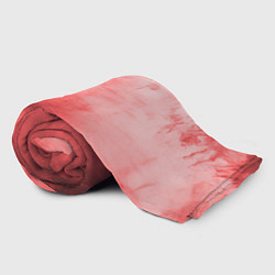 Плед флисовый Красный гранж, цвет: 3D-велсофт — фото 2