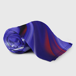 Плед флисовый Фиолетовые абстрактные волны, цвет: 3D-велсофт — фото 2